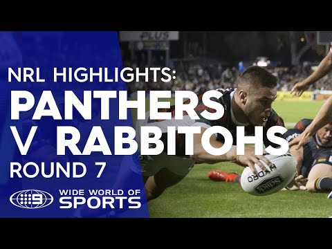 NRL Highlights: Penrith Panthers v South Sydney Rabbitohs - Round 7 | NRL on Nine