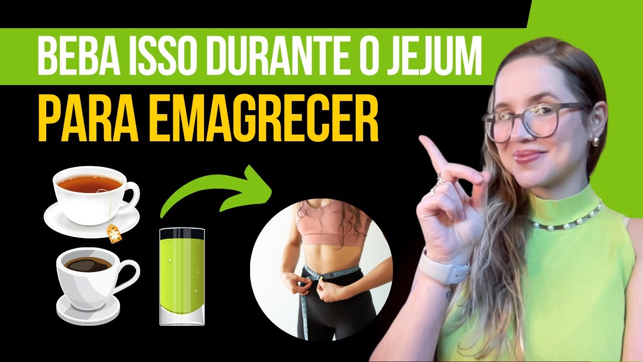 MELHORES BEBIDAS durante o Jejum intermitente e quais NÃO pode tomar