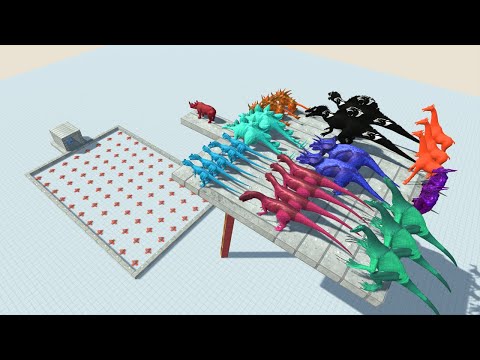 Colors Run To Get a Pink Pig #18- Animal Revolt Battle Simulator