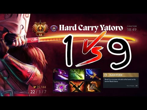Yatoro’s 1v9 Carry Show! Immortal Rank 11 – Insane 22/3/7 Game | Dota 2 Pro Match | Dota Pro Replays