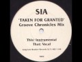 Sia - Taken For Granted (Groove Chronicles ...