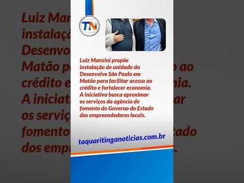 Matão quer "Desenvolve São Paulo" mais perto: Posto avançado pode impulsionar economia local