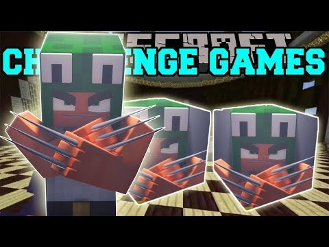 PopularMMOs Pat and Jen Minecraft_ X MAN CHALLENGE GAMES - Lucky Block Mod - Modded Mini-Game