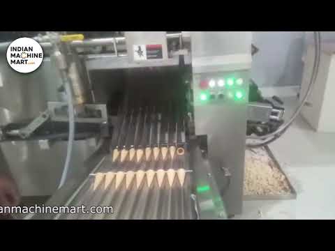 Semi Automatic Ice Cream Cone Making Machine