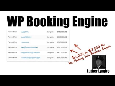WP Booking Engine Review Demo Bonus - $3,000 for Reselling this Booking Software Video