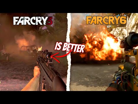 Far Cry 3 VS Far Cry 6 - Physics and details comparison