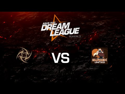 NiP vs. Burden United - LB Game E - Game 1 - ASUS ROG DreamLeague Season 3