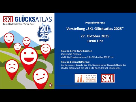 Pressekonferenz: SKL Glücksatlas 2025