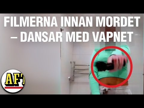 Här dansar hon med det misstänkta mordvapnet