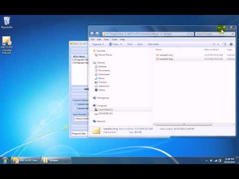 MSG To PST Converter Software