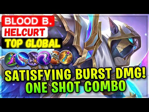 Satisfying Burst DMG! One Shot Scorpio Helcurt [ Top Global Helcurt ] ʙʟᴏᴏᴅ ʙ. Mobile Legends Build
