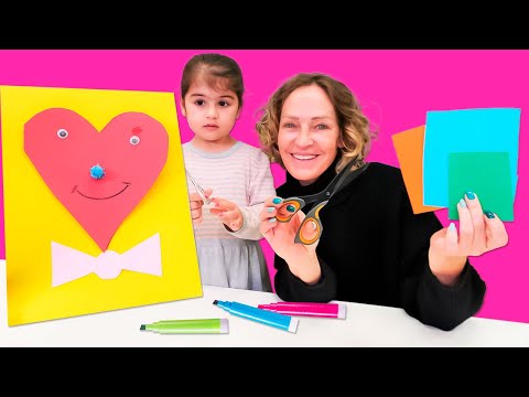 Spielspaß mit Nicole. 💖💖💖 Kreative Ideen für Valentinstag. Spielzeug Video für Kinder