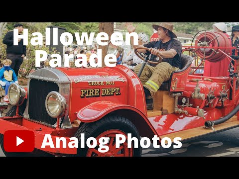 Carmel Halloween Parade Film Photo with Nikon N65 on Kodak Gold