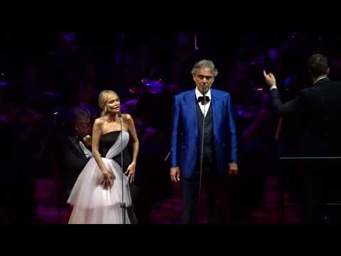 Kristin Chenoweth and Andrea Bocelli