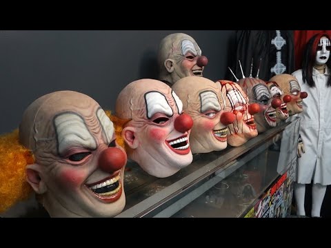 SLIPKNOT 'TATTOO THE EARTH' CLOWN MASK SET!