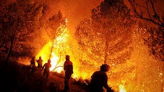 Impactantes imágenes de los incendios forestales de 2012