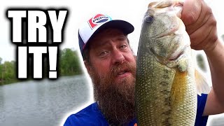 I Want YOU to Fish With a Texas Rig Craw! Catch Bass RAIN or SHINE!