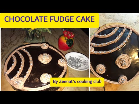 CHOCOLATE FUDGE CAKE || An Italian chocolate dessert || Fail proof recipe|| By Zeenat's Cooking Club
