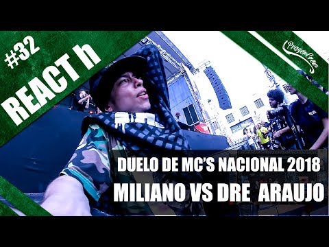 Duelo de Mc's Nacional - Miliano vs Dre  [ REACT h #32 / Análise ]