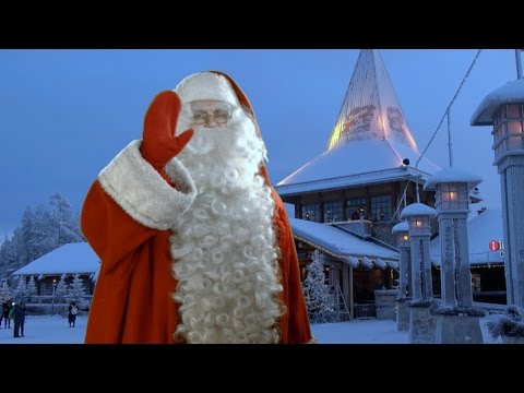 Joulupukin Pajakylä 🎅Joulupukki Napapiiri Rovaniemi Santa Claus Village matkailuvideo perheille