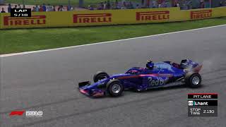 【F1 2018 キャリアモード 字幕実況】 トロロッソと共に！ Lap20
