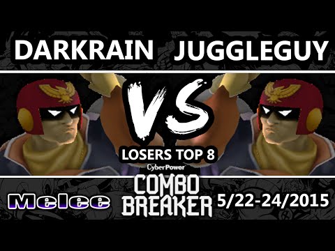 Combo Breaker - Darkrain (Captain Falcon) Vs. MIOM | Juggleguy (Falcon) SSBM Losers Top 8 - Melee