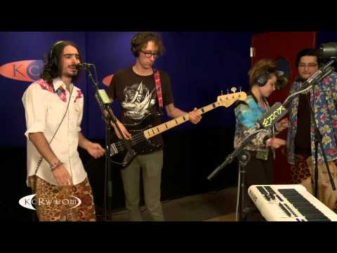 Poolside and Bonde do Role performing "Baby Don't Deny It" Live on KCRW