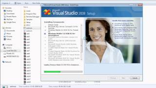 Video thumbnail for How to install Visual Studio 2008 . by Student Projects Live