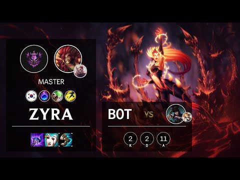Zyra Bot vs Caitlyn - KR Master Patch 10.20