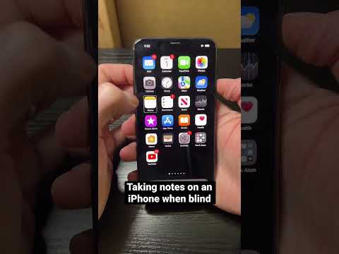 Voiceover Accessibility Feature for the Blind and Visually Impaired on iPhone #iphone #blind #tech
