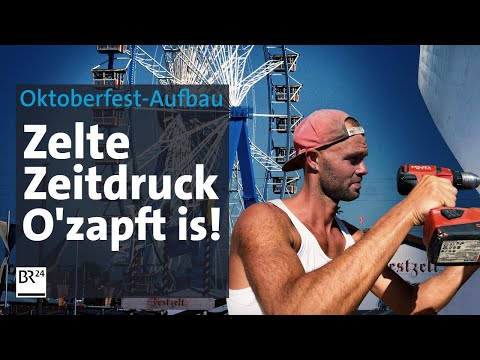 Härtetest Oktoberfest-Aufbau: in 10 Wochen zur fertigen Wiesn | Abendschau Reportage | BR24