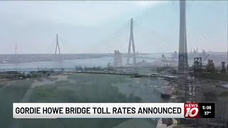 Toll rates announced for Gordie Howe International Bridge