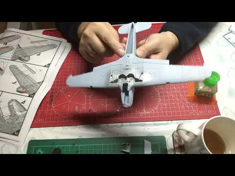 Airfix 1/48 Hurricane Mk.1 Tropical Full step by step build. Episode 3