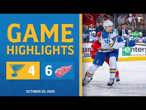 Game Highlights: Red Wings 6, Blues 4