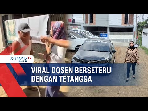 Viral di Medsos Dosen Berseteru dengan Tetangga