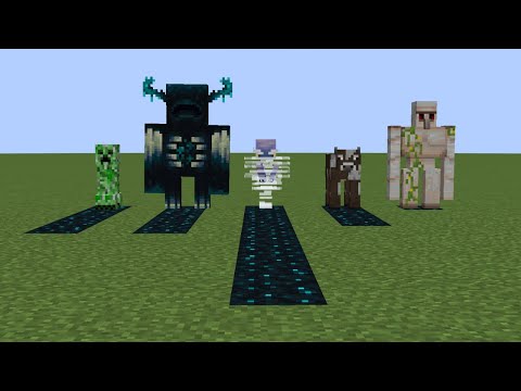 Which Mob Will generate more Sculk- MINECRAFT SCULK GENERATION TEST