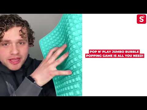 Pop N Play Jumbo Bubble Popping Game 12 X 12 As Seen On Tiktok Showcase