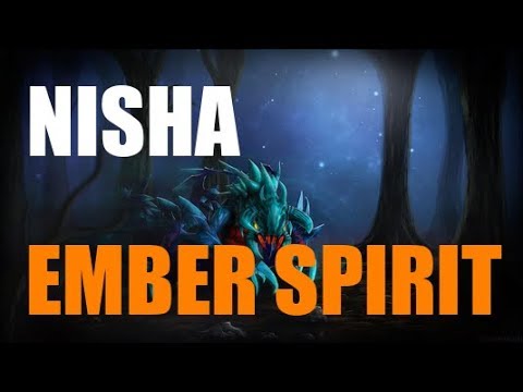 Nisha [Ember Spirit] SLAUGHTER | 13-0 K-D | Dota 2 Pro Gameplay!