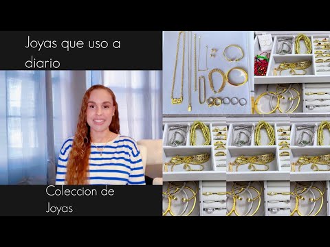 COLECCION DE JOYAS DE ORO SOLIDO, ORO BLANCO Y PLATA 💍