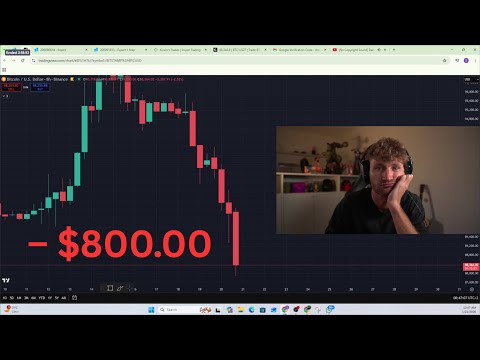 LIVE TRADING - Tried To Make $2k, Lost -$800 Instead (MARKET WAS BRUTAL)