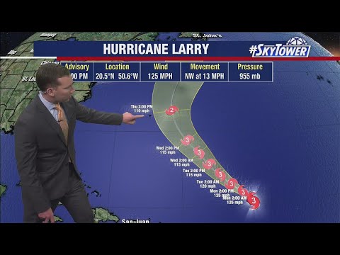 Hurricane Larry and tropical weather forecast; September 5, 2021