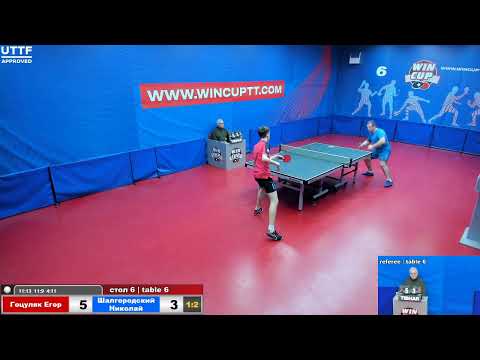 Гоцуляк Егор 1-3 Шалгородский Николай Восток 7  19.02.2021 Прямой эфир . Зал 6