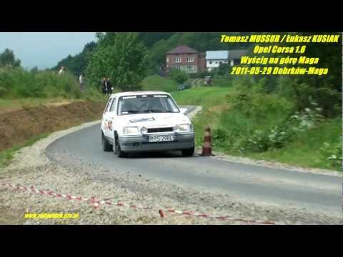 T. MUSSUR / Ł. KUSIAK Opel Corsa - Wyścig na górę Maga 2011-05-29 Dobrków-Maga