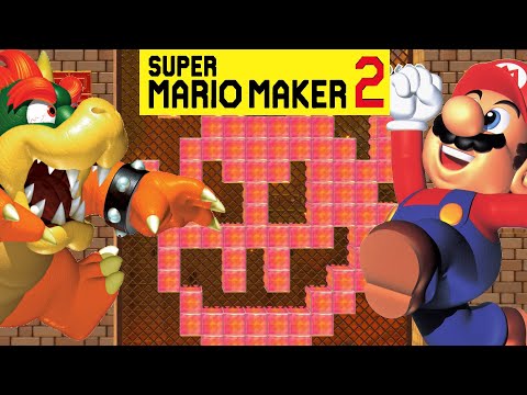 Super Mario Maker 2: Super Mario 64: Basement (with SM64 Music)