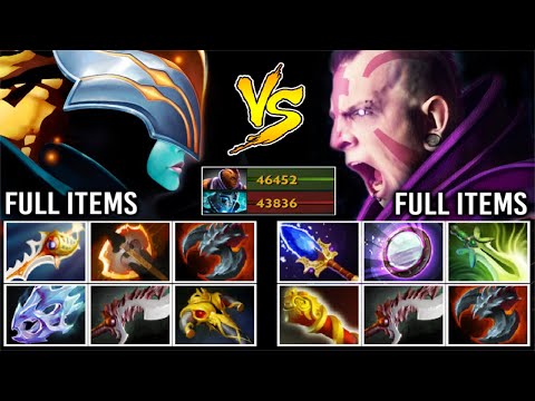 EPIC LATE GAME BATTLE! Divine Rapier PA vs PRO Anti-Mage Mirror Shield Best Mega Comeback WTF Dota 2