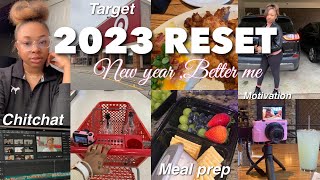 NEW YEAR RESET |*2023*| Meal Prep, Vision Board, Goal Setting, Shopping, Editing & MORE!