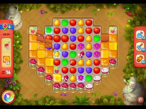 GardenScapes Level 3039 no boosters (26 moves)