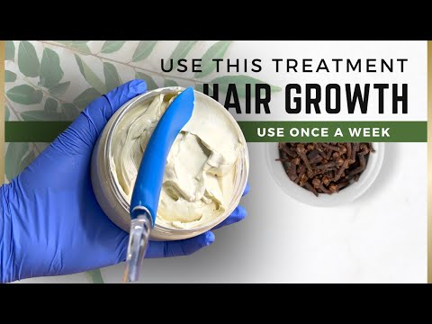 Use this treatment once a week for HEALTHY SCALP & HAIR GROWTH
