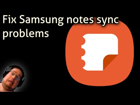 Fix Samsung notes sync problems