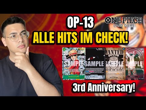 All the hits from OP-13! Is the 3rd Anniversary Set worth it? One Piece TCG German